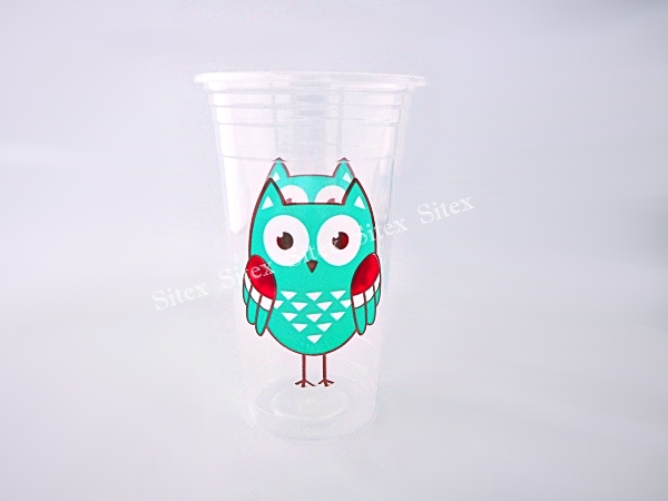 ถ้วยน้ำ 22&nbsp;oz.เรียบ ลาย Owl