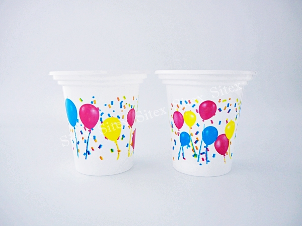 ถ้วยน้ำ PP I&nbsp;Cup&nbsp;6&nbsp;oz. ลาย ลูกโป่ง