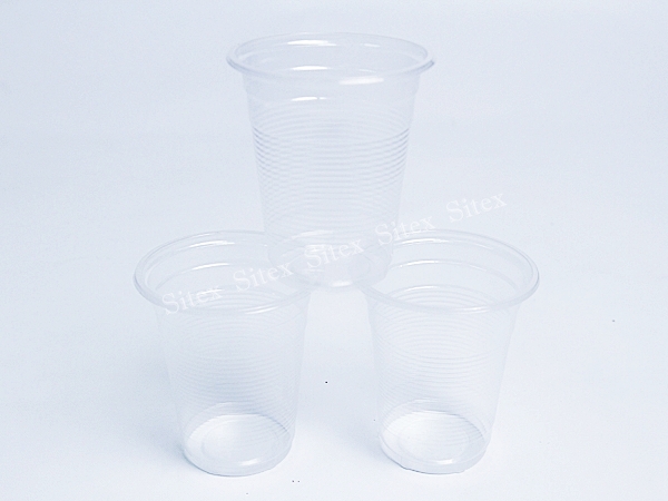 ถ้วยน้ำ 6 oz.ลอนใส