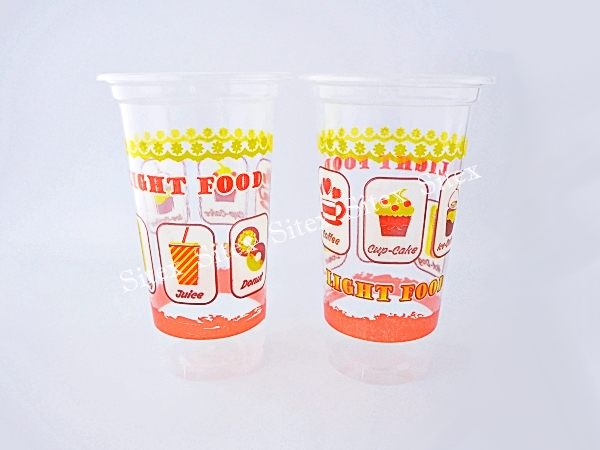 ถ้วยน้ำ 20&nbsp;oz.เรียบ ลาย Light Food