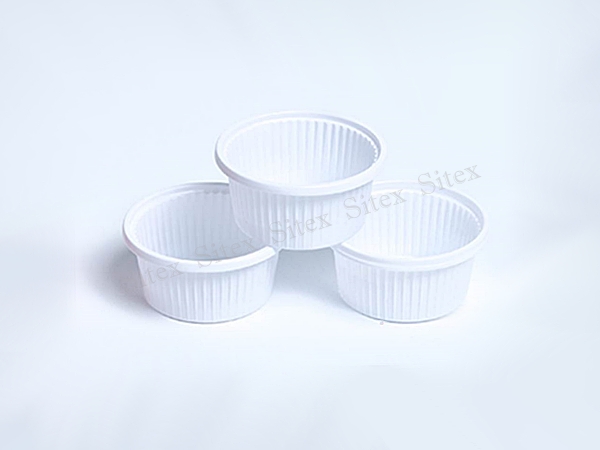 ถ้วยจิ๋ว&nbsp;1oz.PPสีขาวก้นกว้าง