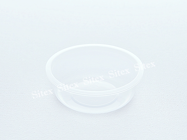 ถ้วยนึ่งปากเรียบสีใส