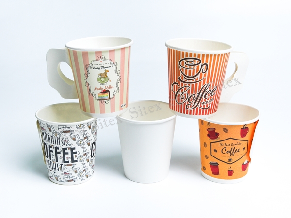 แก้วกระดาษ 6.5 ออนซ์พิมพ์ลาย(หูจับ)