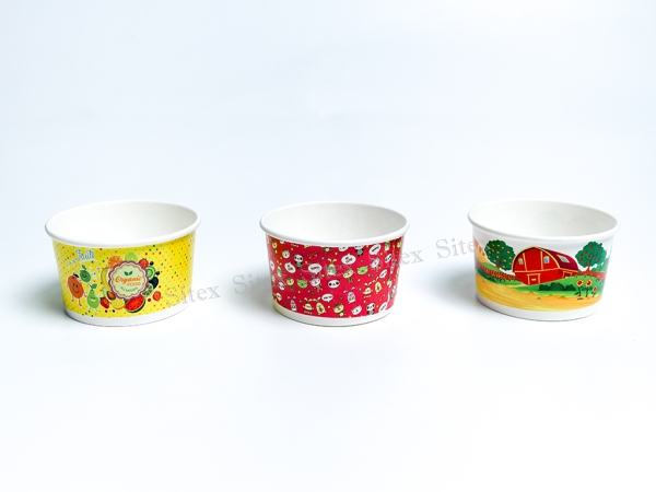 ถ้วยไอศกรีม 130 CC พิมพ์ลาย