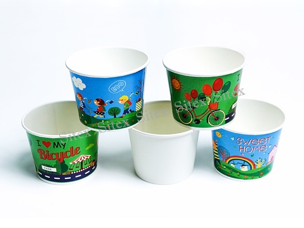 ถ้วยไอศกรีม 390 CC (H) พิมพ์ลาย