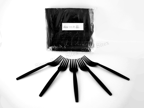 ส้อมยาว PS ดำ