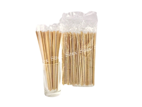 หลอดตรงปลายแหลมสีทองห่อฟิล์มขนาด 6 ml.