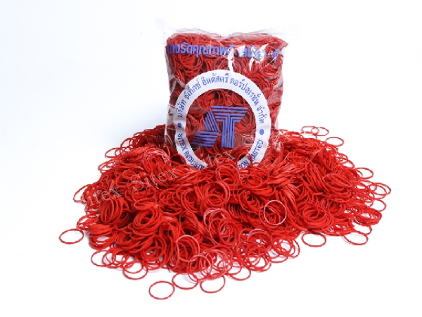 ยางรัดของสีแดง